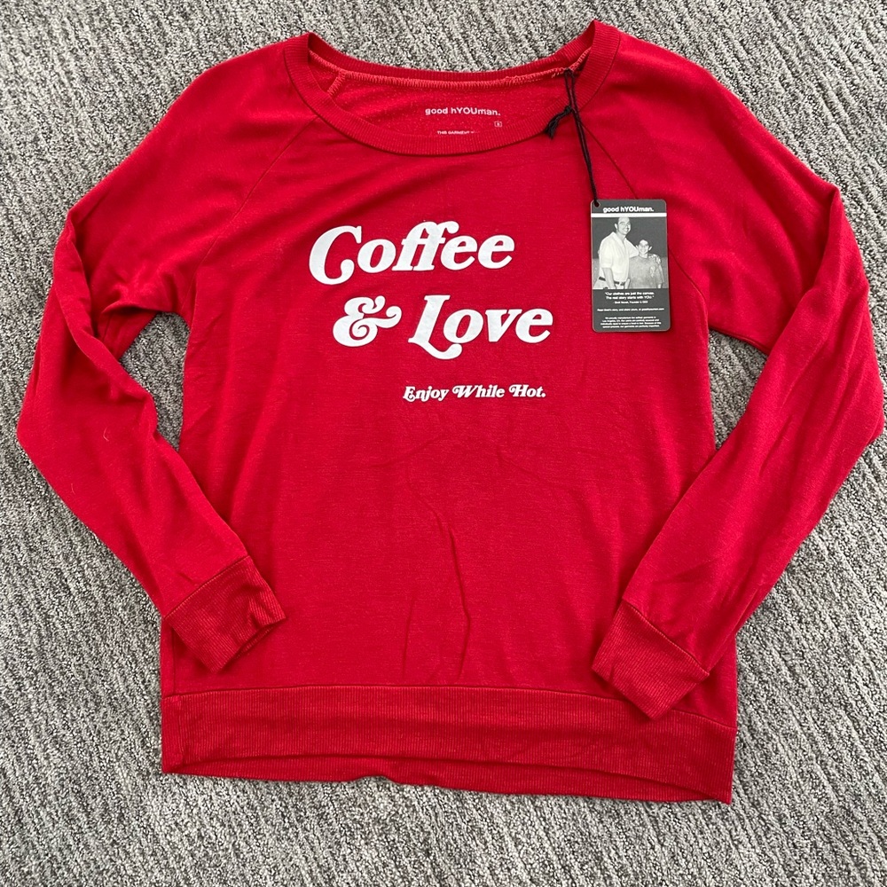 Good hYOUman Red Sweatshirt